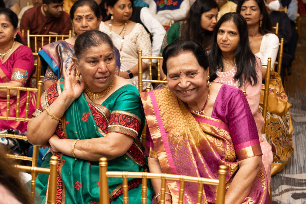 Sangeet ceremony with older women