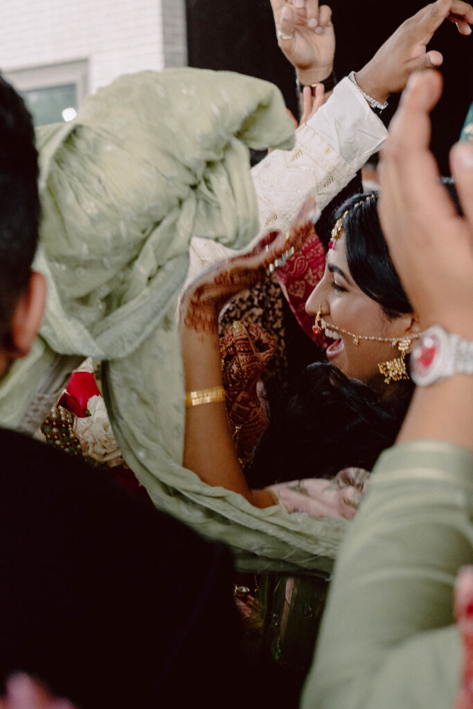 Bride during Barat
